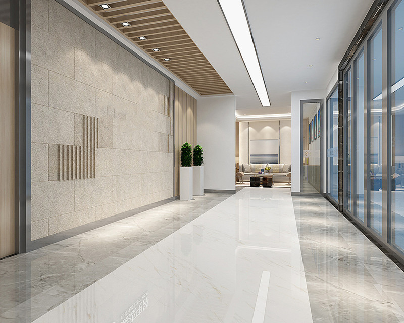 普陀飛雕商務大廈辦公樓裝修設計